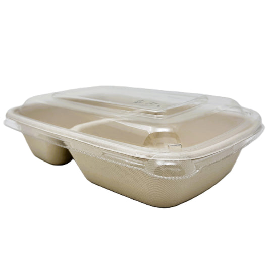 PET Dome Lid for Rectangular Bagasse Tray, 300/CS
