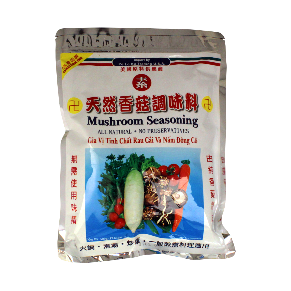 Po Lo Ku Mushroom Seasoning Net Wt 500g (17.63 oz)