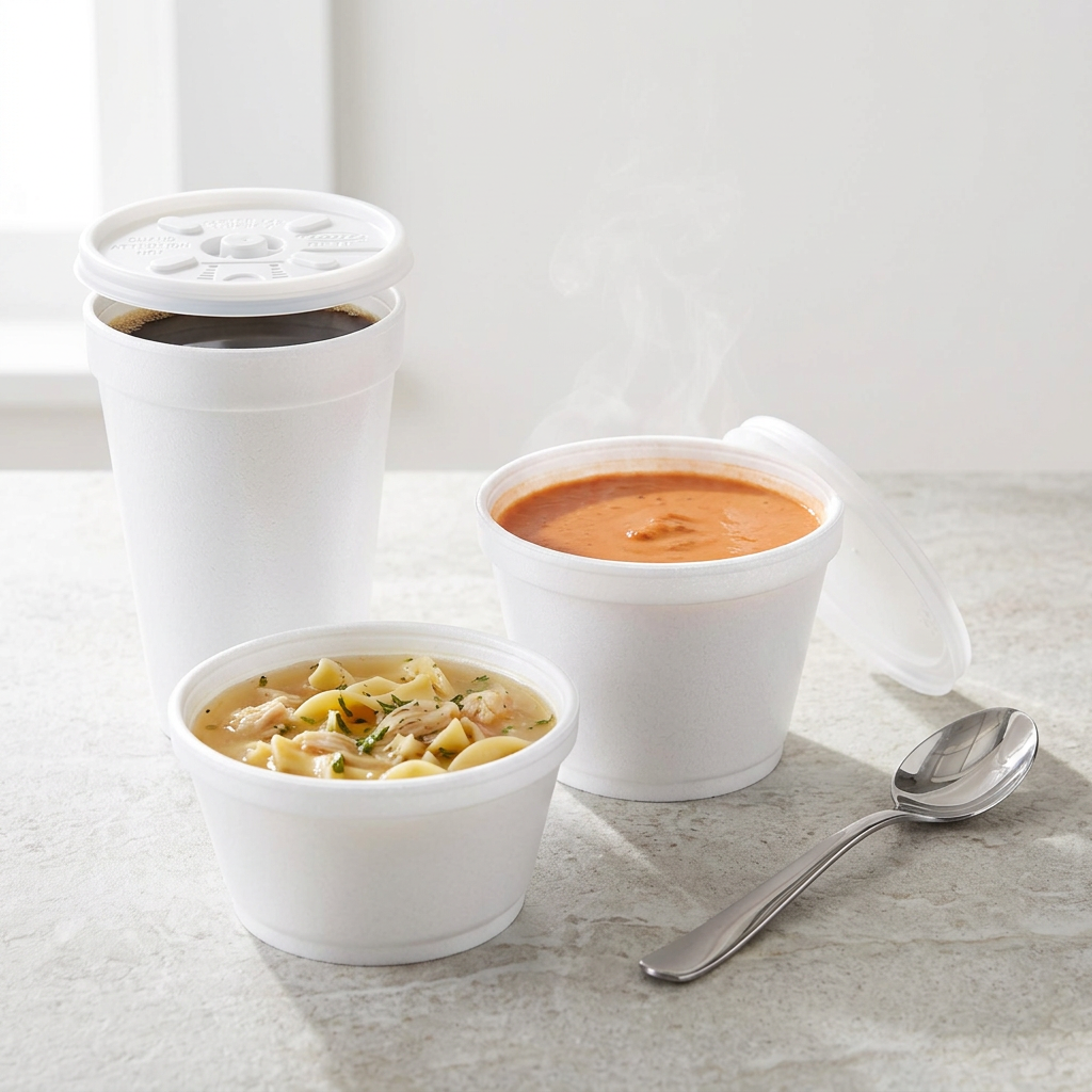 Foam Cups & Lids