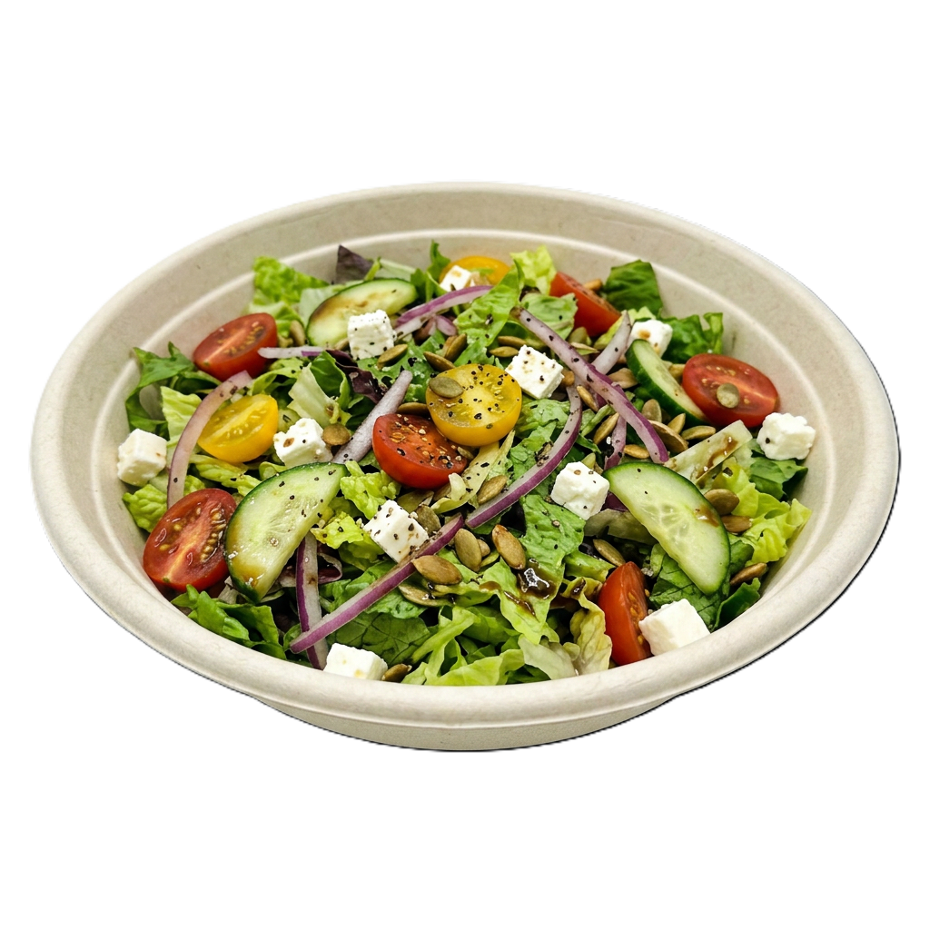 24OZ Bagasse Bowl Natural, 300/CS