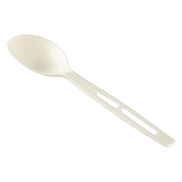 Compostable Tea Spoon Heavy Weight Wrapped CPLA, 750/CS