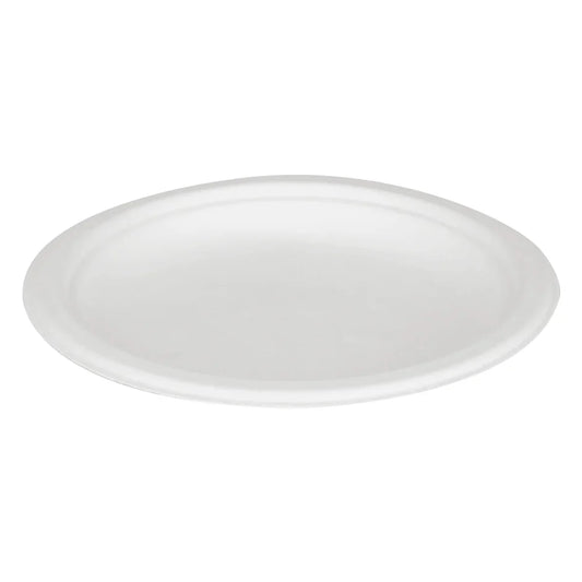 7" Bagasse Plate Round, 500/CS