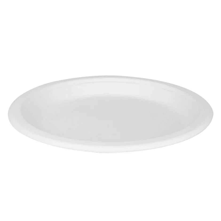 9" Bagasse Plate Round 1-Comp , 500/CS