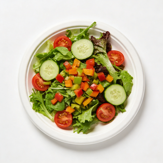 9" Bagasse Plate Round 1-Comp , 500/CS