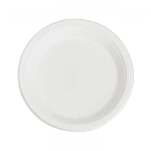 9" Bagasse Plate Round 1-Comp , 500/CS