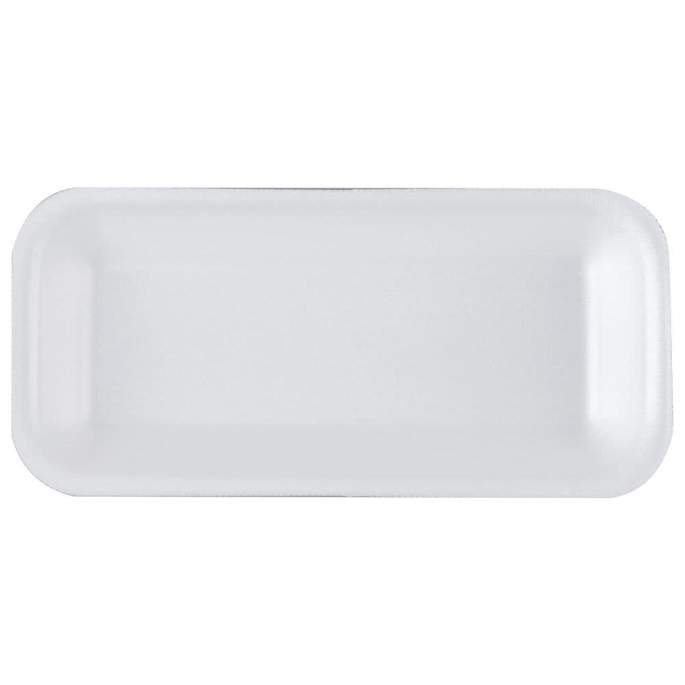 #1.5 White Foam Tray 7 7/16" x 3 3/4" x 7/8", 1000/Case