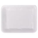 #4PR White Foam Tray 9 1/4" X 7 1/4" x1 1/4", 500/CS