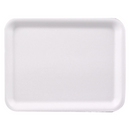 #34/4S White Foam Tray 9 1/4" x 7 1/4" x 1/2", 500/Case