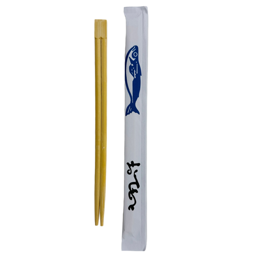 9" Twin Chopsticks Wrapped (FISH)