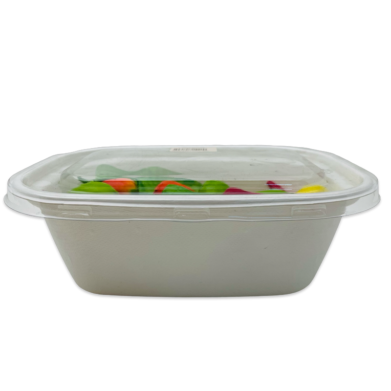 PET Flat Lid for 32/64OZ Rectangle Grab & Go