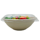 PET Lid for 32OZ Bagasse Bowl Poke