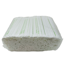 PLA Straw 7.75" Clear Paper Wrapped