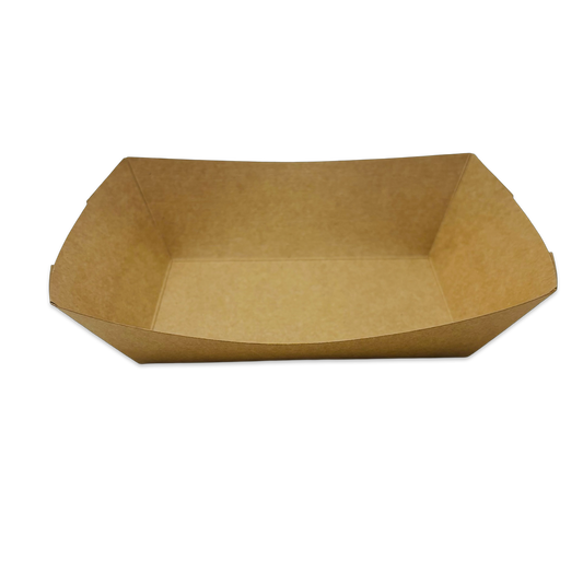 Paper Food Tray 3LB Kraft