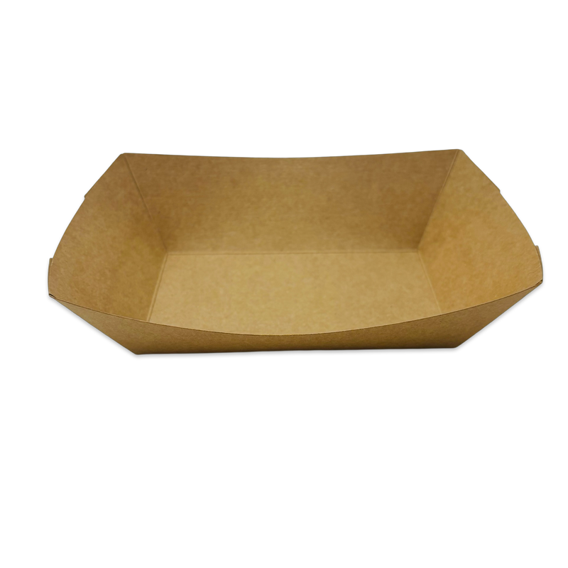 Paper Food Tray 3LB Kraft