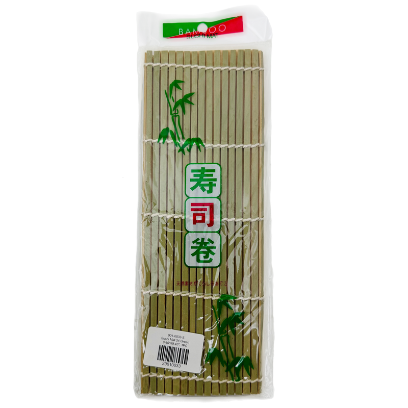 Sushi Mat 24 Green 9.45"X9.45"