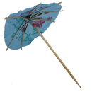 4" Drink Umbrella / Parasol Pick Assorted Colors