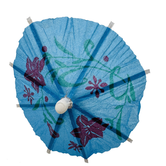 4" Drink Umbrella / Parasol Pick Assorted Colors