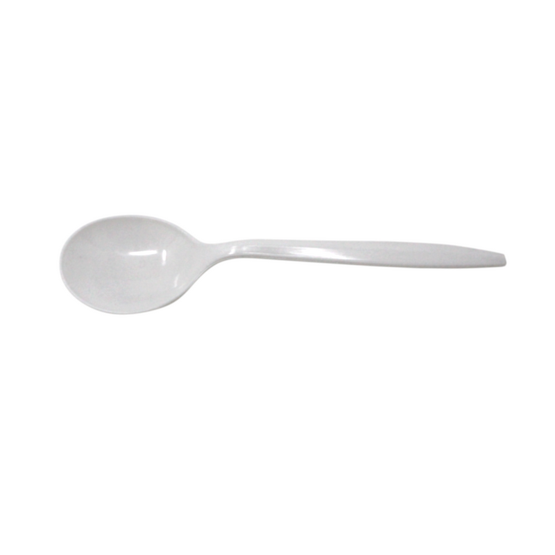 Soupspoon Medium-Weight PP White