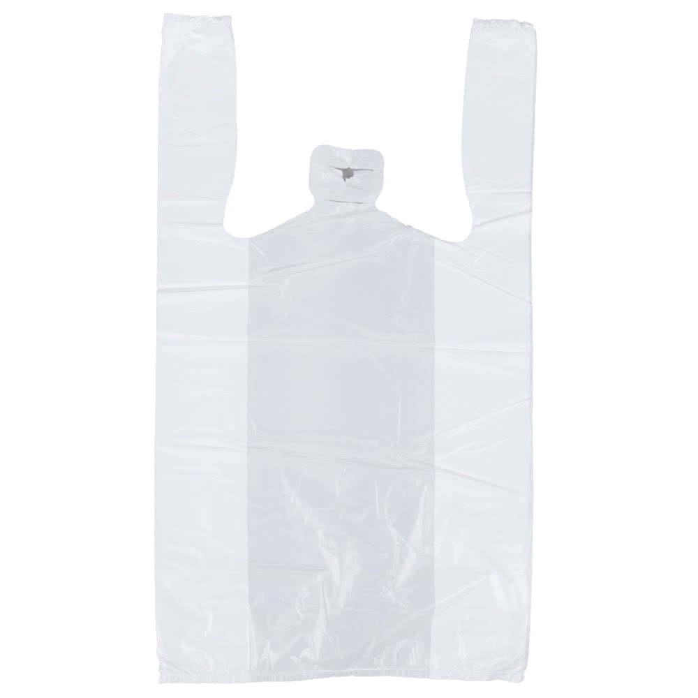 Plastic Bag 1/8 Plain White