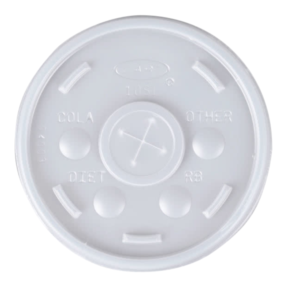 Straw Slot Lid Translucent