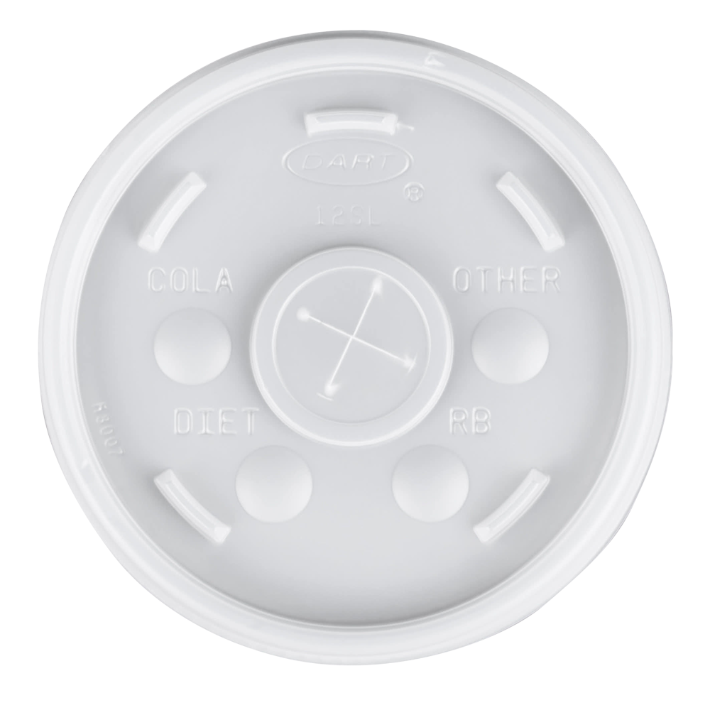 Straw Slot Lid Translucent