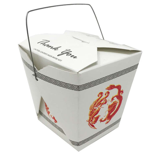 32OZ Dragon & Phoenix Pail w/ Wire