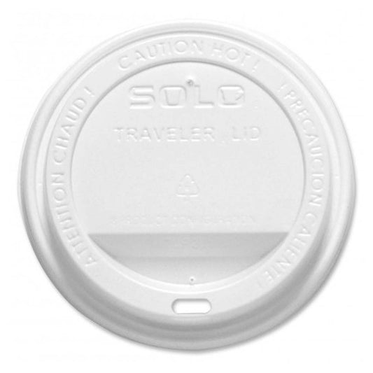 Traveler Lid White for Paper Hot Cups