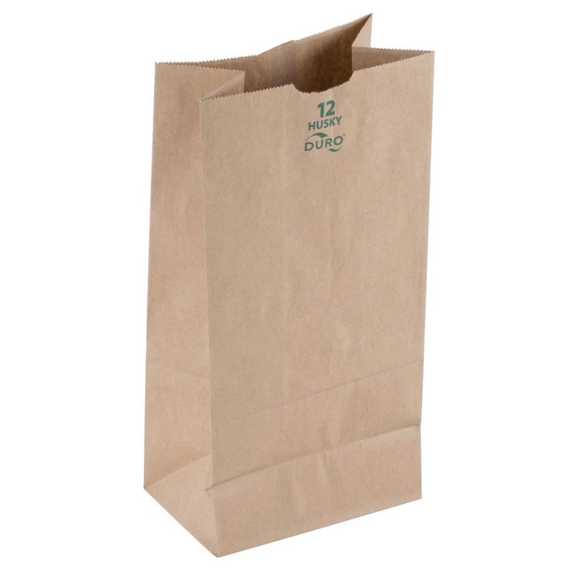12 LB Kraft Husky Brown Paper Bag (Heavy) 70212