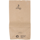 2 LB Kraft Brown Paper Bag
