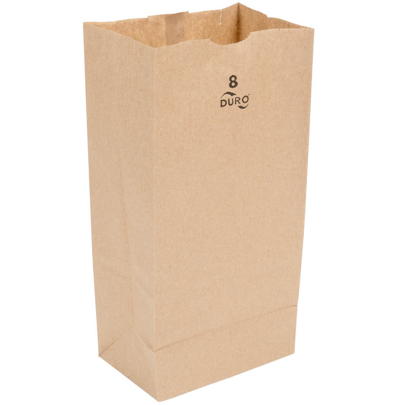 8 LB Kraft Brown Paper Bag (Thin)