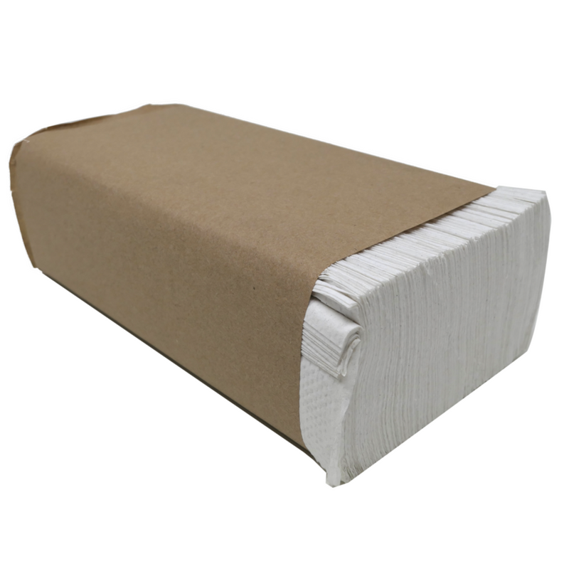 Multifold Towel 9.06"X9.45" White