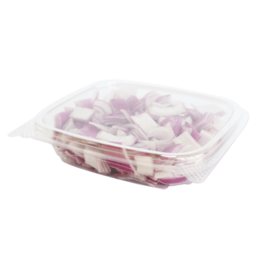 8OZ Clear Hinged Container