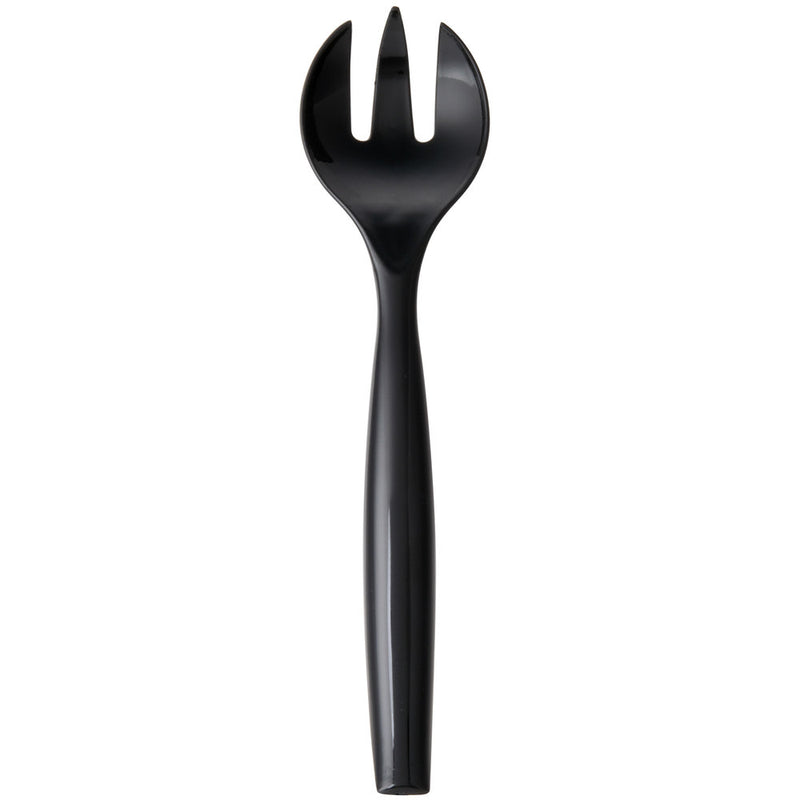 10" Black Disposable Plastic Serving Fork