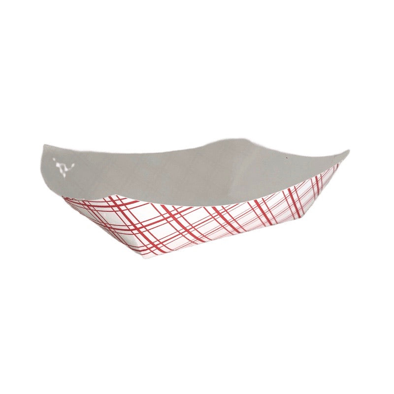 EFT200 Food Tray 2LB Red Plaid