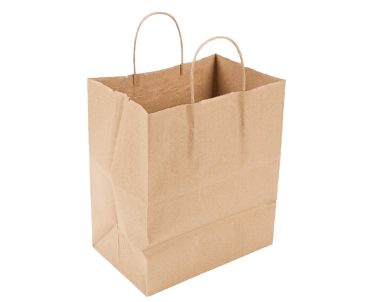 Paper Bag w/ Handle Kraft 10.2X6.5X12