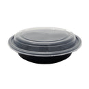24OZ Round Plastic Container and Lid